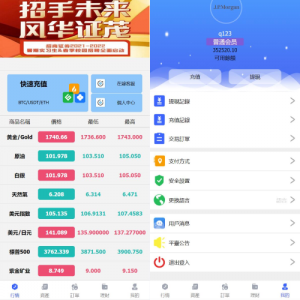 全新优化版八国语言微盘系统/外汇微交易系统/投资理财