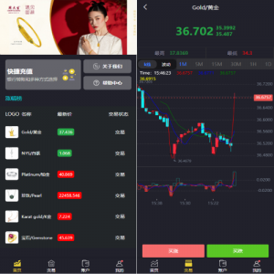 uinapp版微交易系统/贵金属交易平台/定制版微盘